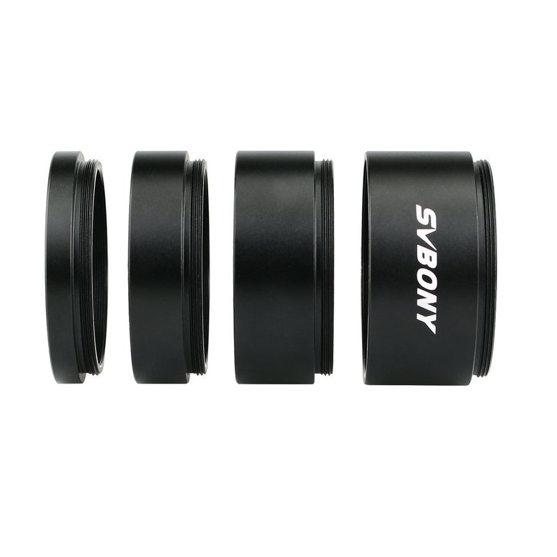 SVBONY Extension Tube M42x0.75 on Both Sides Length T2 Extension Tube Kit Length 5mm 10mm 15mm 20mm - Image 1